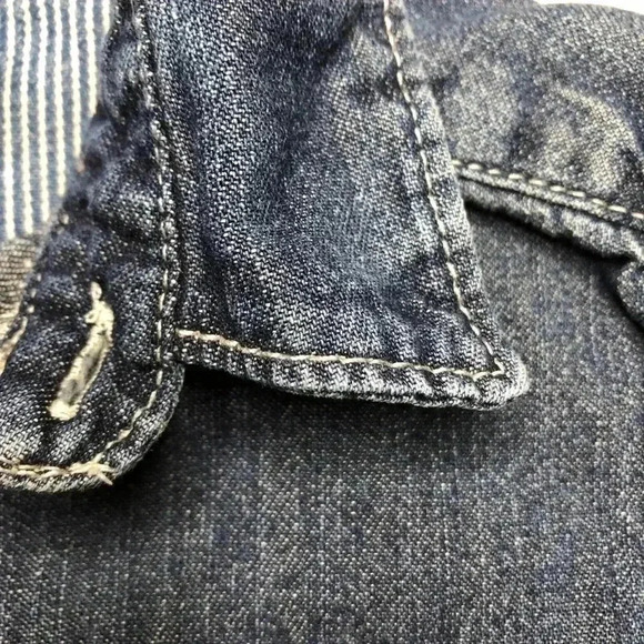 Carter’s Long Sleeved  Collared Jean Shirt Size 3T - Picture 7 of 16